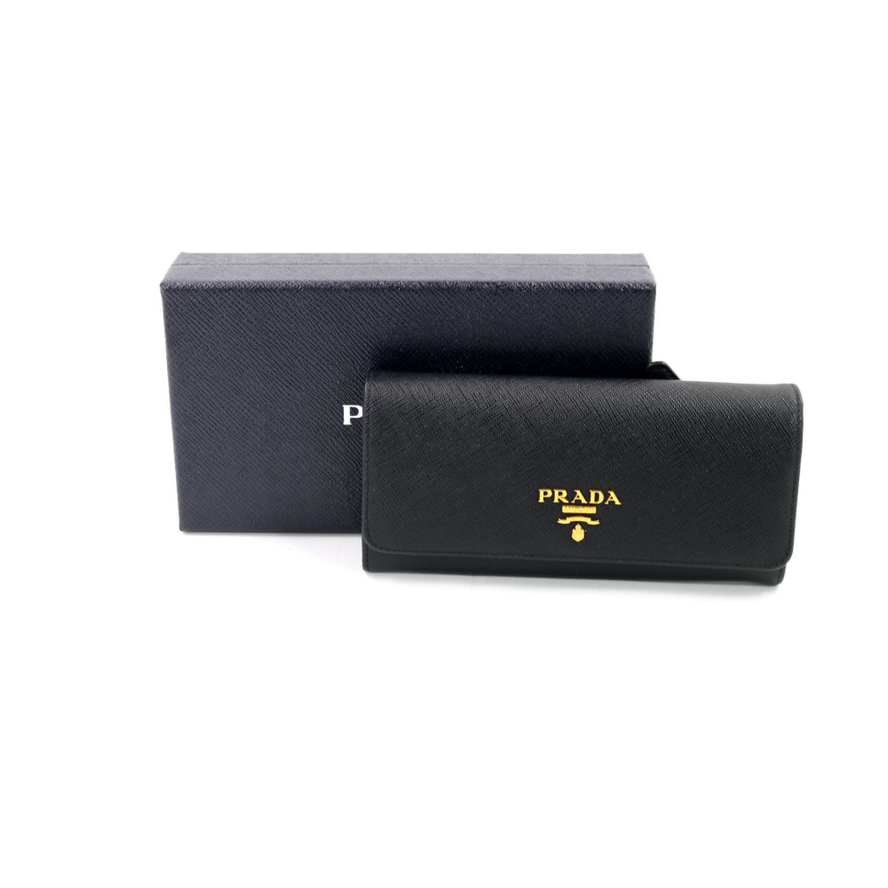 Prada Portafoglio Pelle Nera