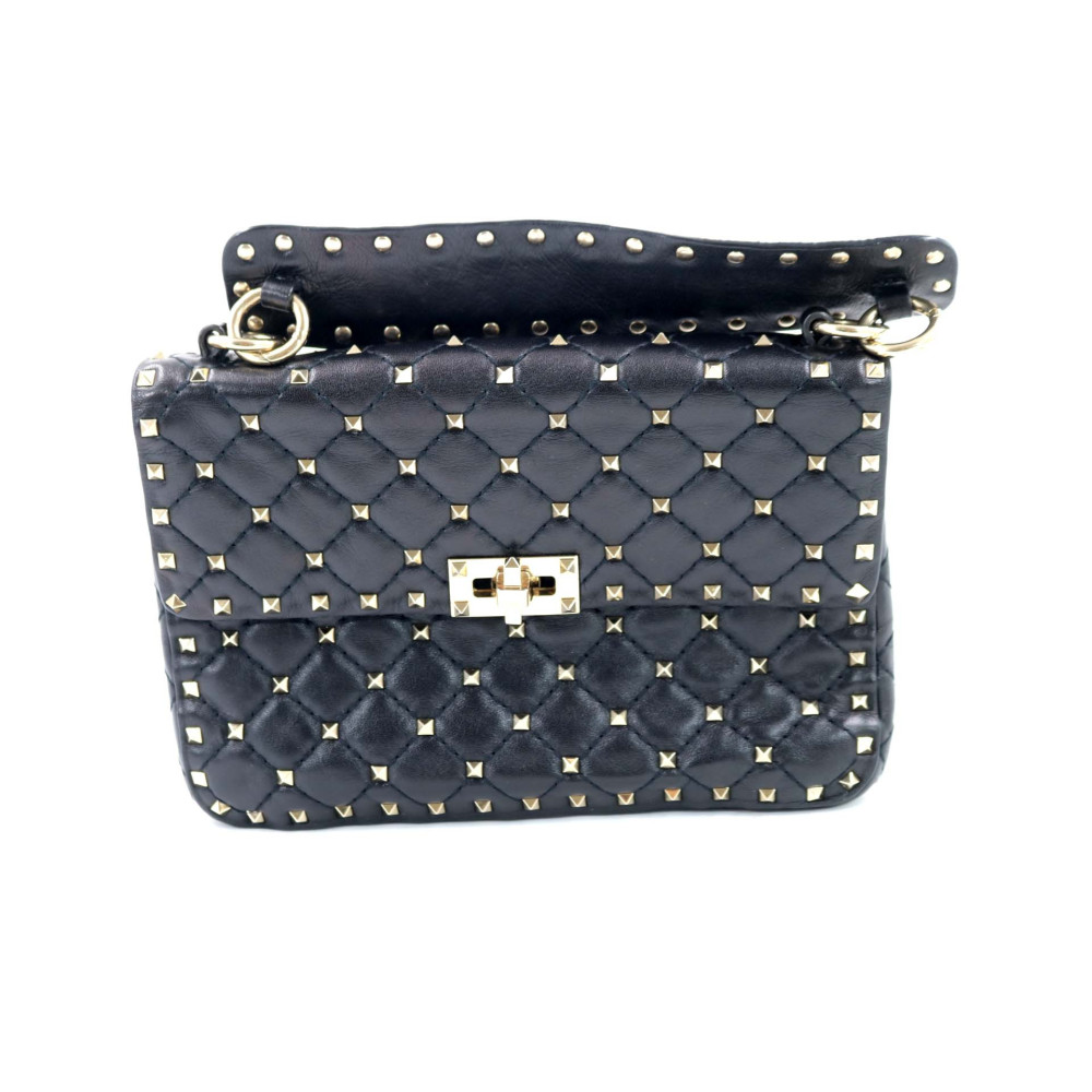 Valentino Spike Pelle Nera