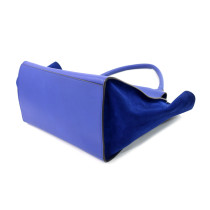 Celine Trapeze Pelle Blu