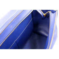 Celine Trapeze Pelle Blu