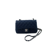 Chanel Rectangular Pelle Blu