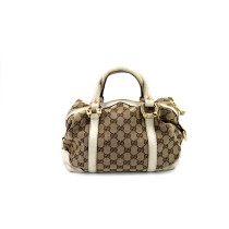 Gucci Horsebit Boston GG Beige