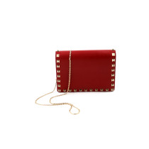 Valentino Wallet On Chain Pelle Rossa