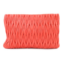 Miu Miu Clutch Matelasse Arancio