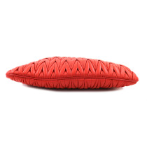 Miu Miu Clutch Matelasse Arancio