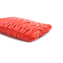 Miu Miu Clutch Matelasse Arancio