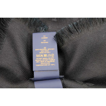 Louis Vuitton Stola Seta e Lana Monogram Nero