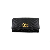 Gucci Portafoglio Marmont Pelle Nera