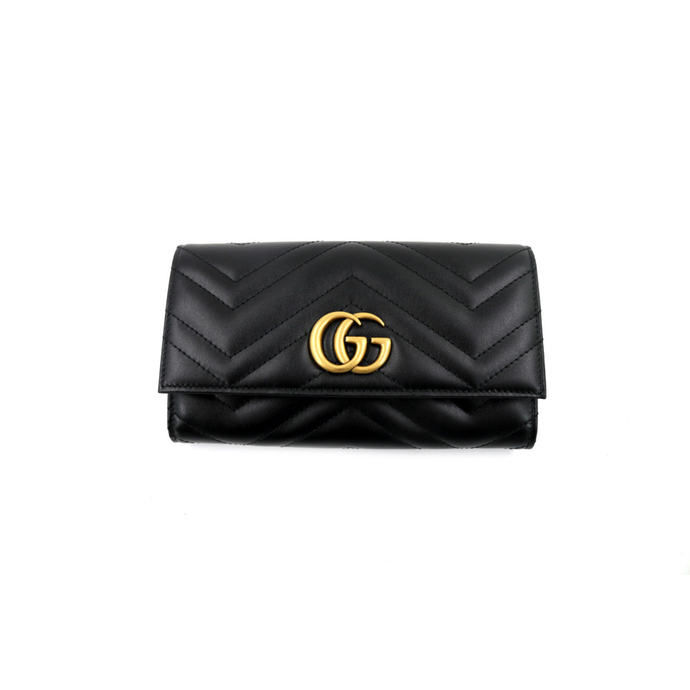 Gucci Portafoglio Marmont Pelle Nera
