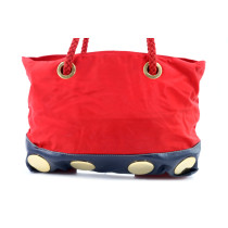 Prada Shopping Tela Vela Rossa