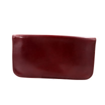 Dior Pochette Vintage Pelle Bordeaux