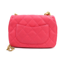 Chanel Tracolla Small Pelle Caviar Rosa Ciclamino