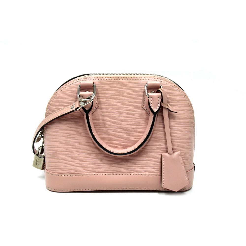 Louis Vuitton Alma BB Epi Rose Ballerine