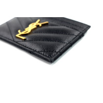 Saint Laurent Portacarte Pelle Nera