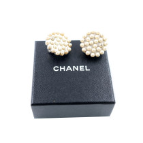 Chanel Orecchini Metallo Beige