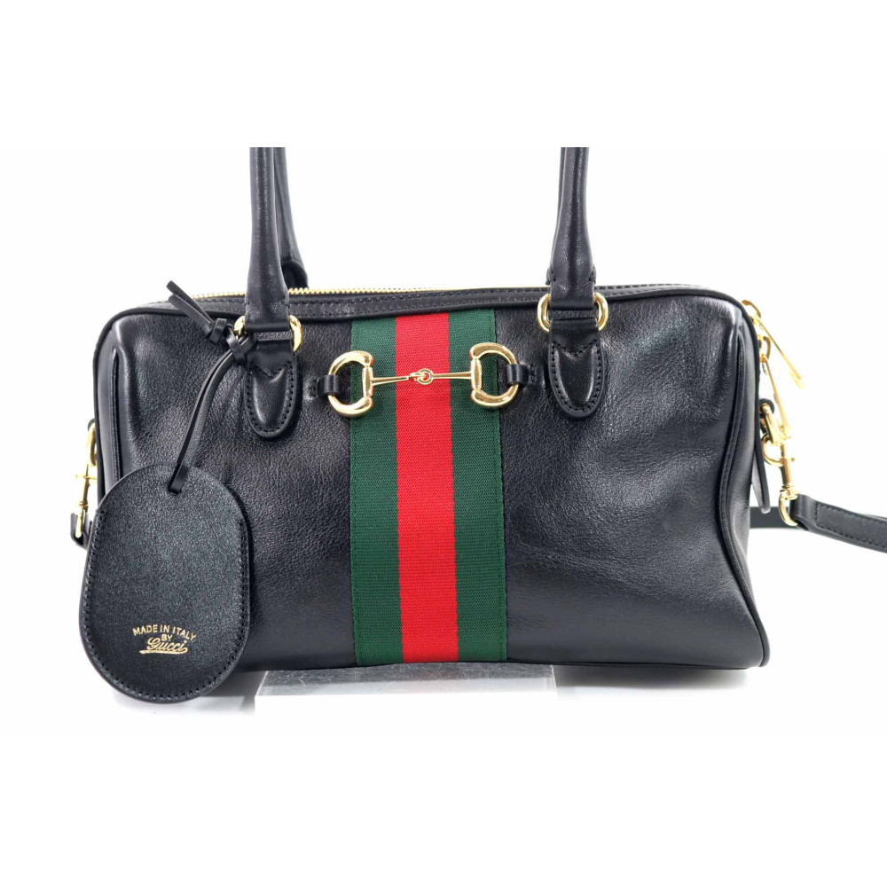 Gucci Bauletto Borsello Pelle Nera