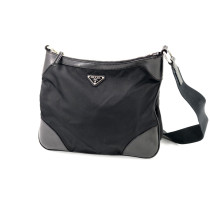 Prada Tracolla Tessuto Nero