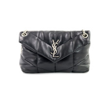 Saint Laurent Puffer Pelle Nera
