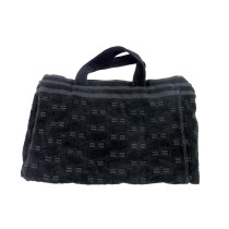 Balenciaga Borsa Asciugamano Cotone Nero
