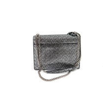 Saint Laurent Sunset Tessuto Nero e Argento