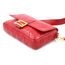 Fendi Baguette Pelle Rossa