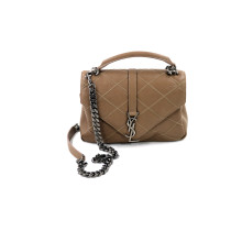 Saint Laurent College Small Pelle Marrone