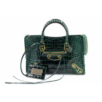 Balenciaga City Pelle Verde
