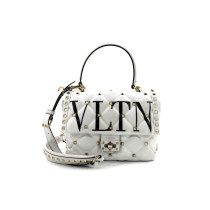 Valentino Glam Lock Pelle Bianca