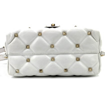 Valentino Glam Lock Pelle Bianca