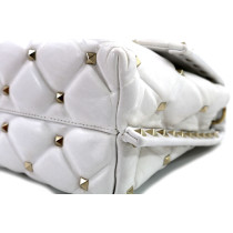 Valentino Glam Lock Pelle Bianca