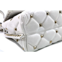 Valentino Glam Lock Pelle Bianca