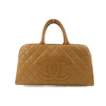Chanel Bowling Pelle Marrone