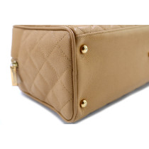 Chanel Bowling Pelle Marrone
