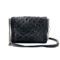 Chanel Le Boy Tracolla Suede Nera
