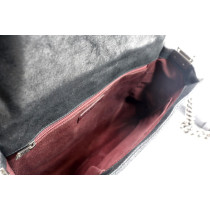 Chanel Le Boy Tracolla Suede Nera