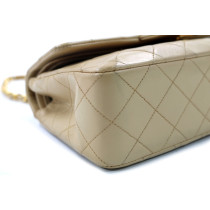 Chanel Timeless Pelle Liscia Beige