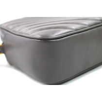 Saint Laurent Camera Bag Pelle di Vitello Grigia