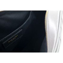 Saint Laurent Camera Bag Pelle di Vitello Grigia