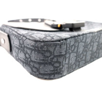 Dior Messenger Medium Saddle Tela Oblique e Pelle Nera