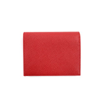 Prada Portafoglio Piccolo Pelle Saffiano Fuoco
