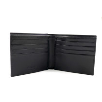 Prada Portafoglio Pelle Nera Argento