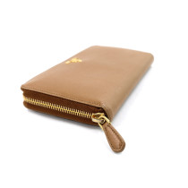 Prada Portafoglio Lungo Pelle Cammello