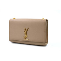 Saint Laurent Kate Media Pelle Beige