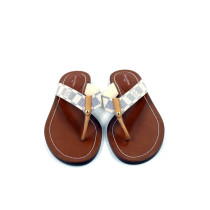 Louis Vuitton Sandali Infradito Tela Damier Azur Sunny