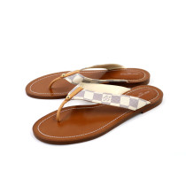 Louis Vuitton Sandali Infradito Tela Damier Azur Sunny