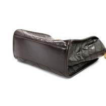 Saint Laurent Niki Shopping Pelle Marrone Scuro