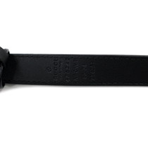 Gucci Cintura Marmont Pelle Nera