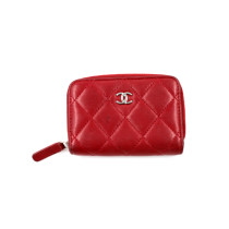 Chanel Portacarte Classico Pelle Rossa