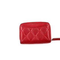 Chanel Portacarte Classico Pelle Rossa