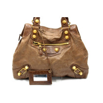 Balenciaga Brief Giant 21 Pelle Marrone